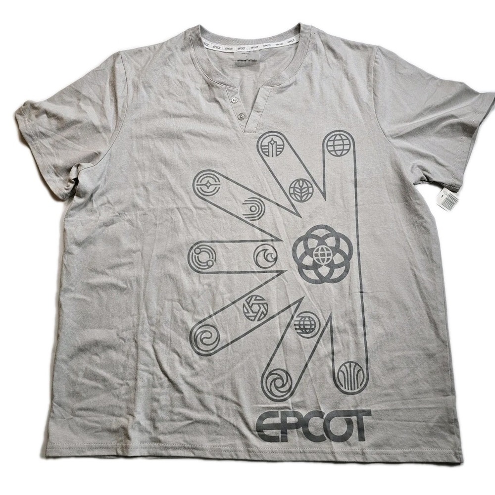 Walt Disney World Epcot Center Spaceship Earth Shirt Size XL NWT Figment‎